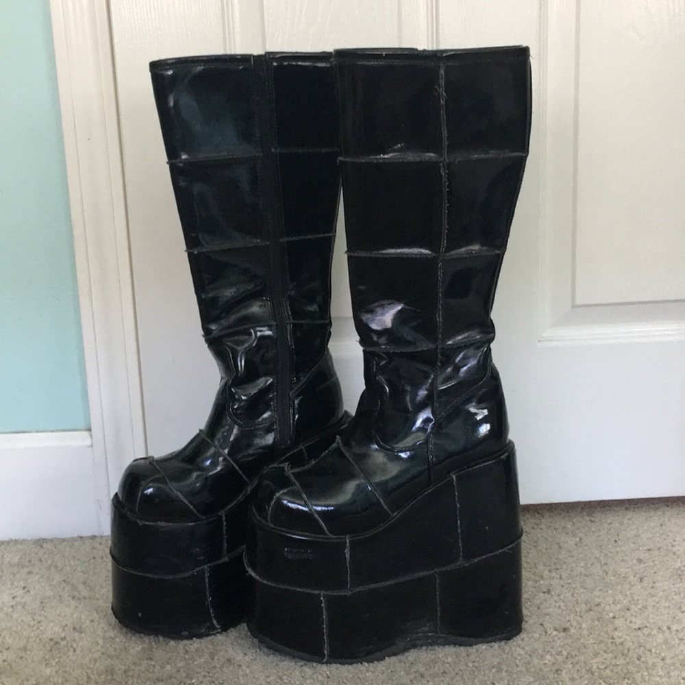 Demonia GoGo Platform Boots